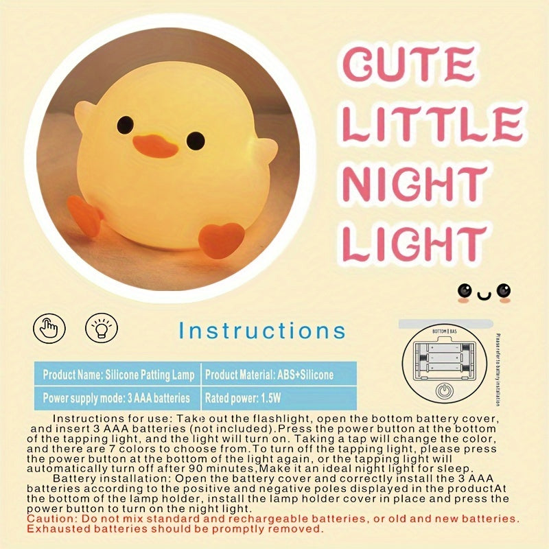 Duck Glow Touch Night Light