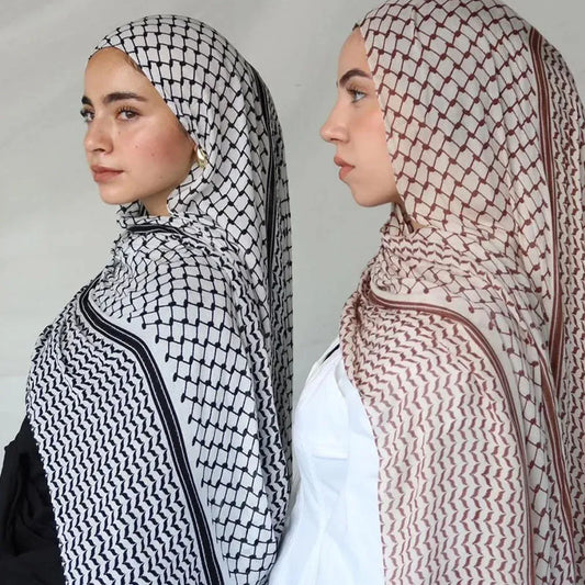 Palestinian Kufiya hijab Women